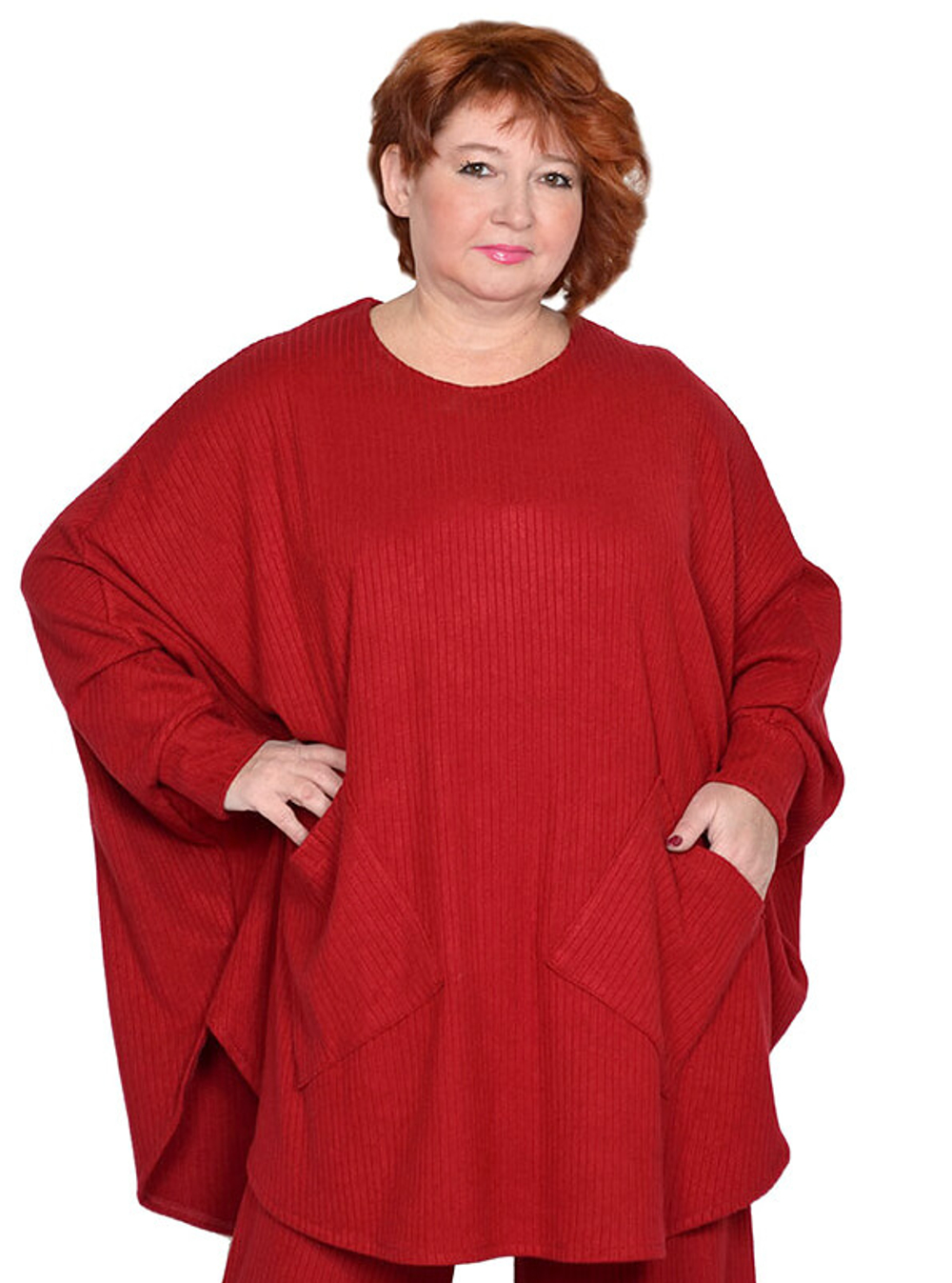 Туника-пончо Степные маки