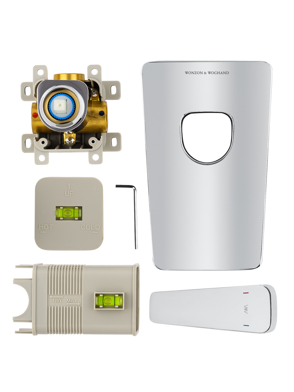 Смеситель для душа встраиваемый WONZON & WOGHAND ATHENS, Хром (WW-084700-CR)