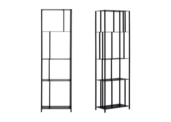 Стеллаж Stripe 50*167*30 см (черный)