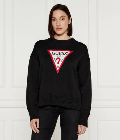 Свитер Guess Jeans - черный(W4BR12 Z3HM1)
