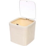 Контейнер для мусора»Стайл»3л молочный 162