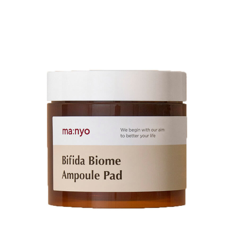 Manyo Bifida Biome Ampoule Pad - Увлажняющие пэды с бифидокомплексом, 70шт