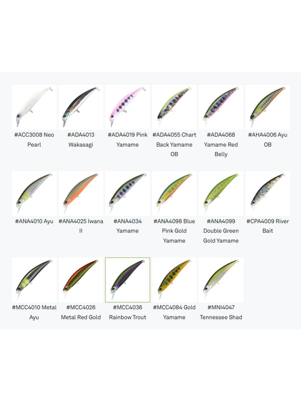 Воблер для рыбалки DUO Spearhead Ryuki 70 S Light, ANA4099 Double Green Gold Yamame, 70 мм, 7 г, тонущий, минноу