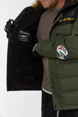 КУРТКА МУЖСКАЯ ПУХОВАЯ VIRUS BATZZILLA ARMY