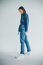 Блуза женская м296 toray стретч opal blue