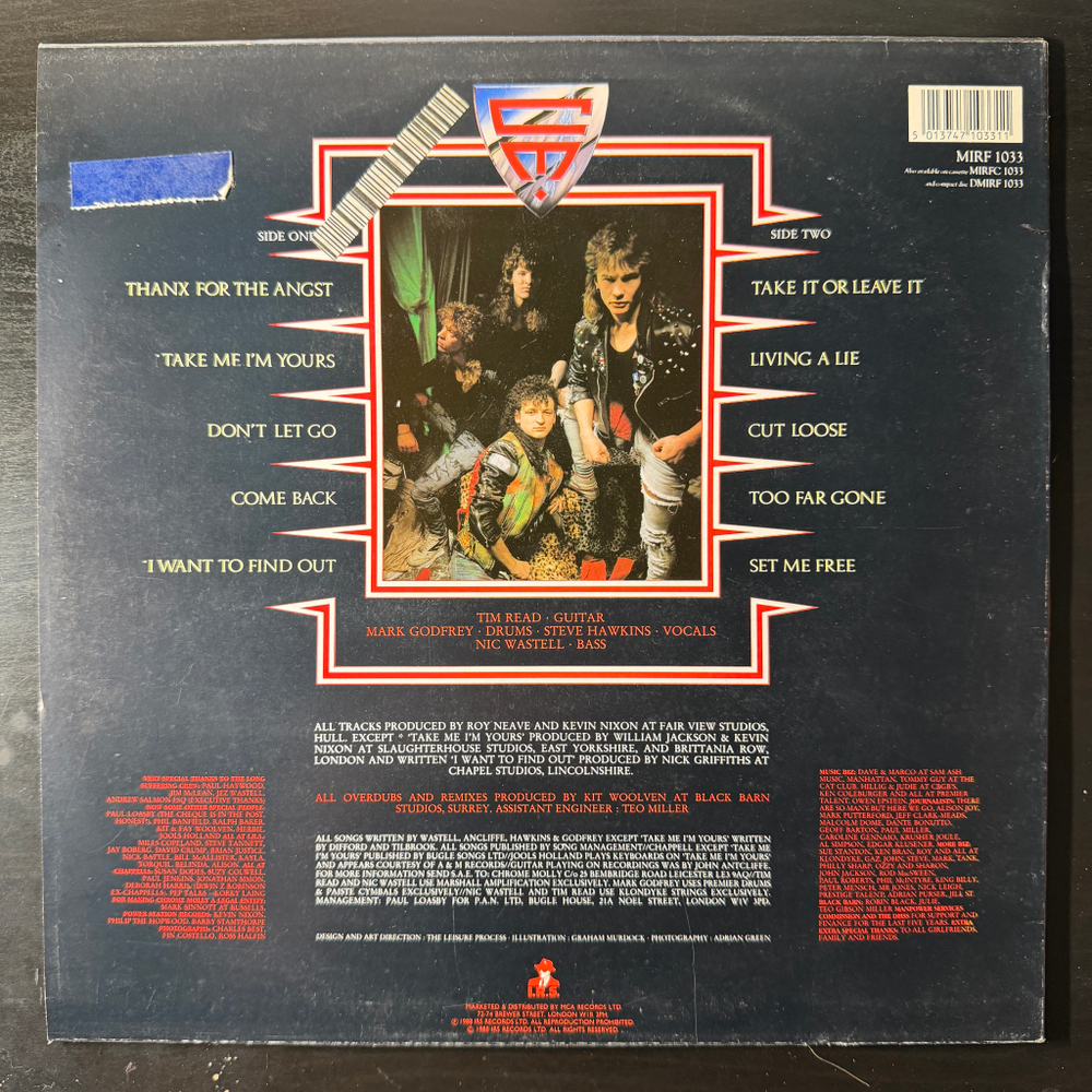 Chrome Molly – Angst (Англия 1988г.)