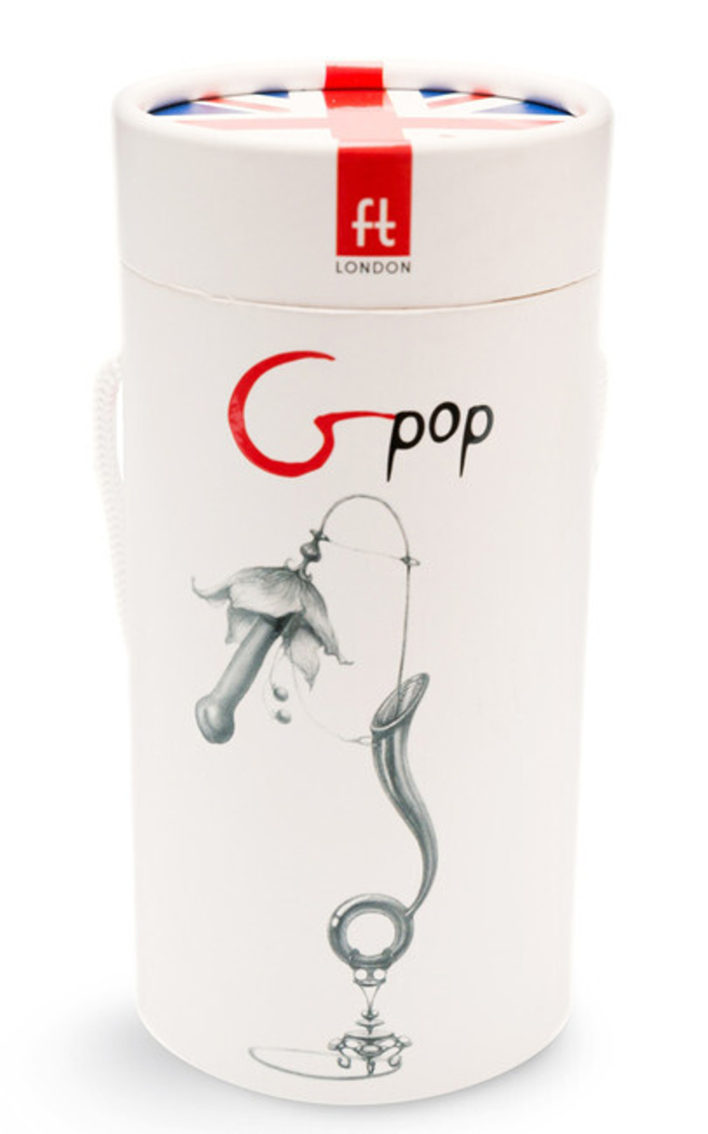 Универсальный вибратор "GPop Royal Blue" (6 режимов вибрации) (Цвет: синий)