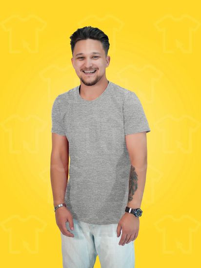 Футболка (стрейч, серый)