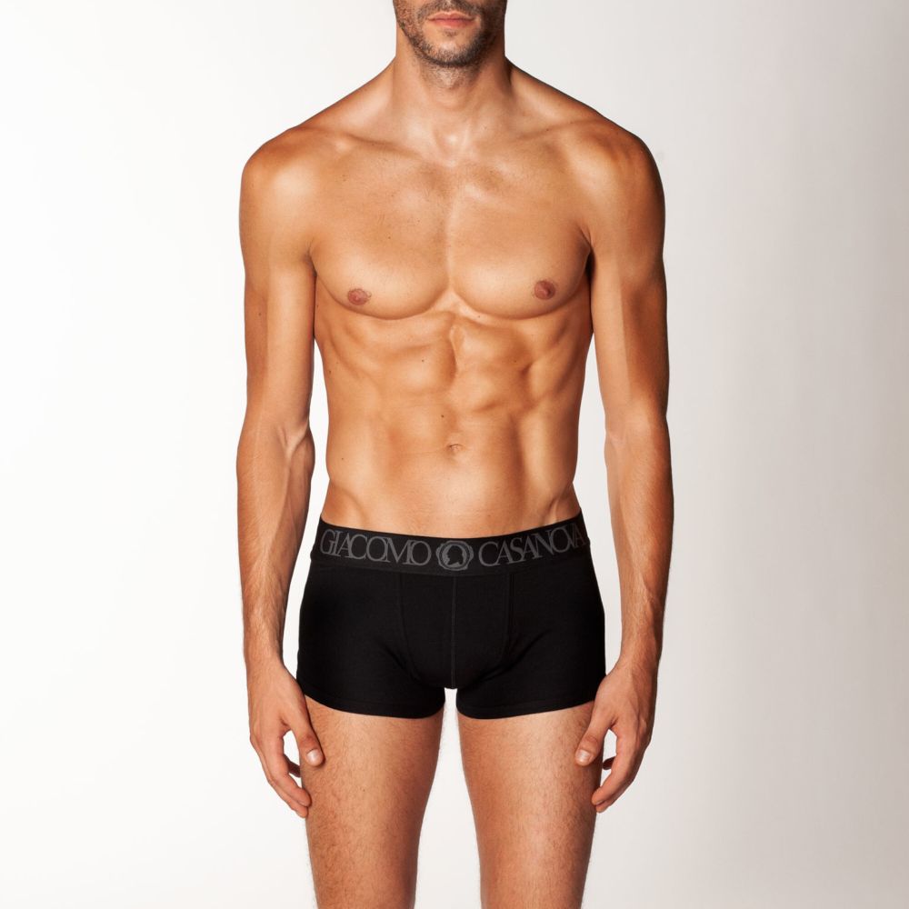Мужские трусы боксеры черные CASANOVA 0004A
