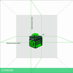 Лазерный нивелир ADA Instruments Cube 2-360 Ultimate Edition Green (A00471)