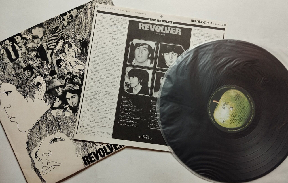 Винтажная виниловая пластинка LP The Beatles Revolver (Japan 1976) (No Obi)