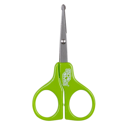 Ножницы детские безопасные 1 шт. ПОМА, зелёный