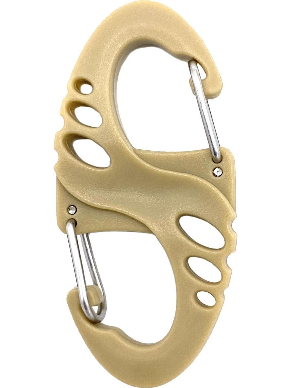 Карабин тактический двухсторонний S (пластик, металл) 5 см