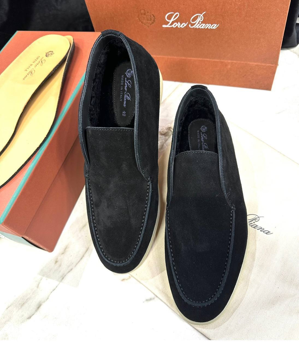 Высокие лоферы Loro Piana