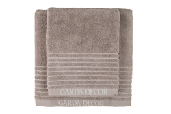 Полотенце 70x140 Garda Decor Стелла коричневое