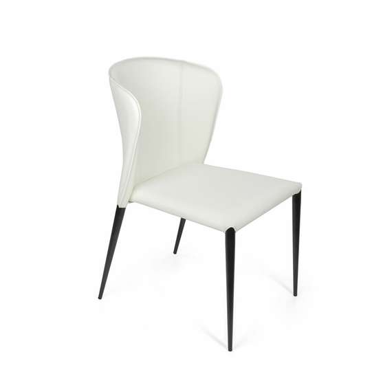 Стул Albert белая кожа