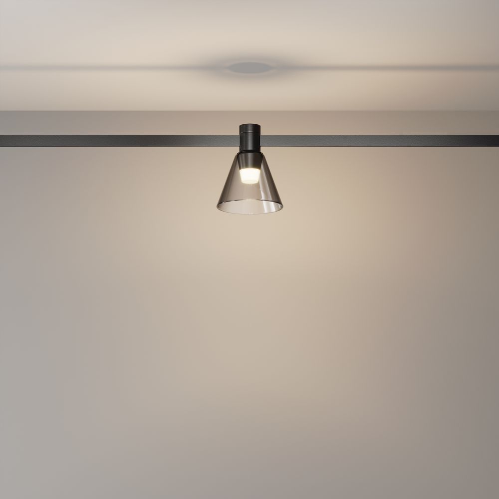 Трековый магнитный светодиодный светильник Maytoni Flarity   TR147-1-3W3K-B