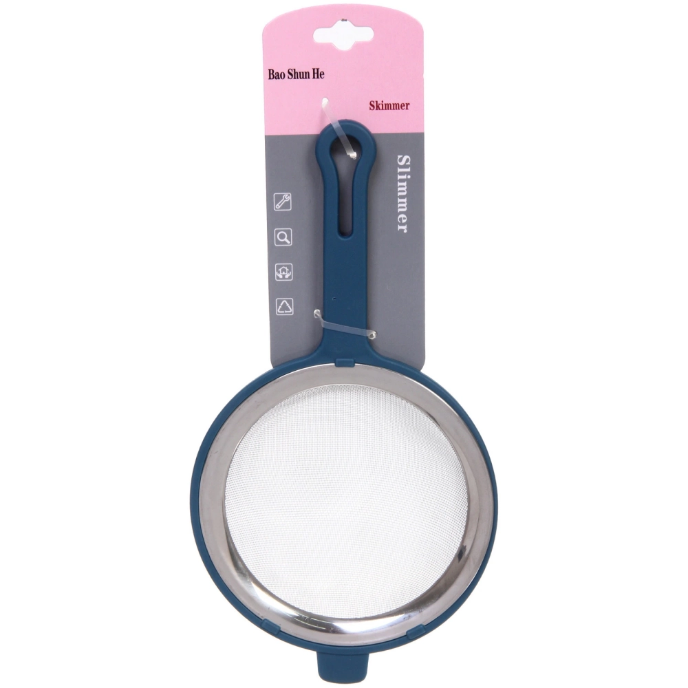 Сито металлическое в пластиковой оправе 12*20см