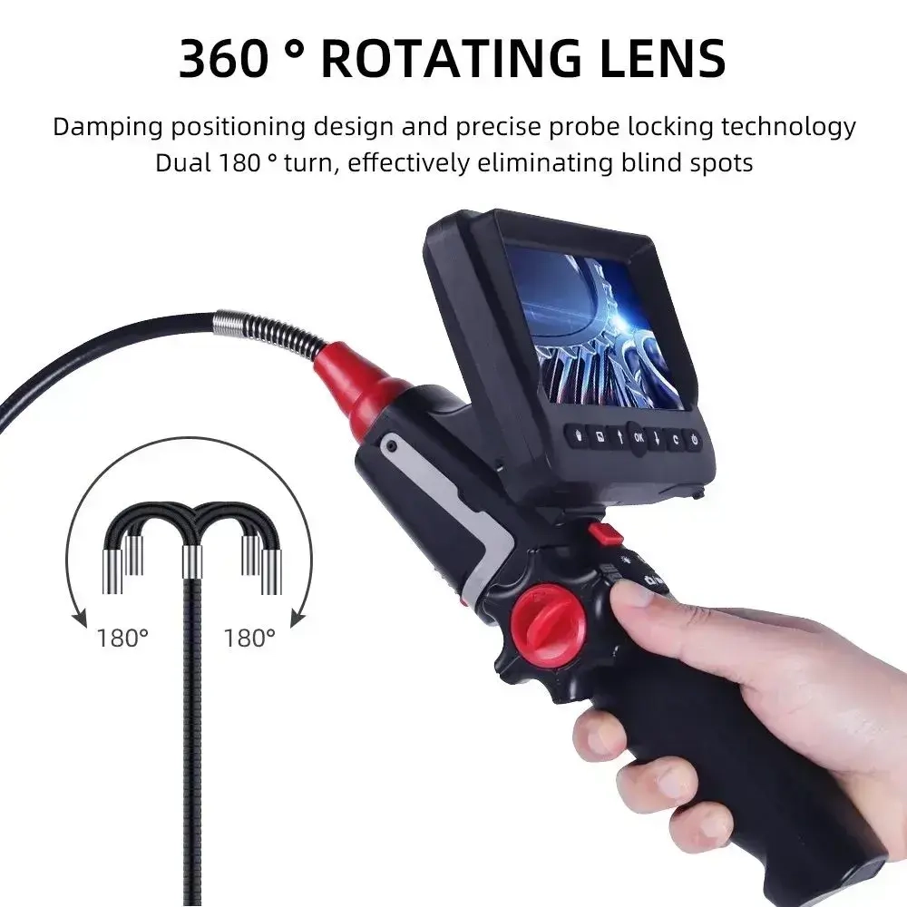 Эндоскоп/180 градусов/3.9 мм+ ЖК ДИСПЛЕЙ/ручной эндоскоп