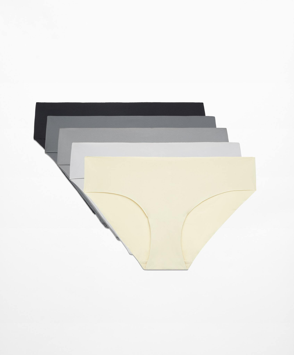 5 laser-cut polyamide blend full classic briefs