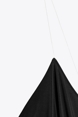 ZARA ТОП НА ПРОЗРАЧНЫХ БРЕТЕЛЯХ, ЧЕРНЫЙ