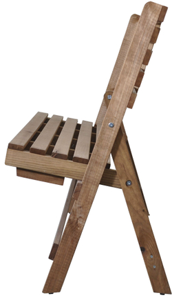 Складная скамья для дачи и дома Петра, деревянная со спинкой, из массива сосны, 103х88х47