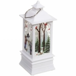 Сувенир с подсветкой «Снеговичок» 12*5,5 см, белый