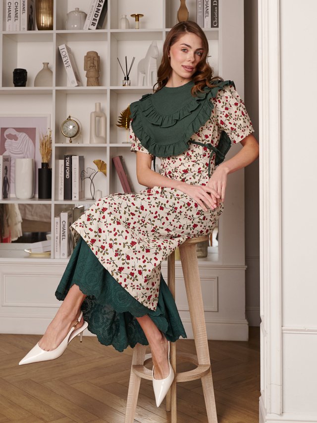 Платье с рукавом длинное