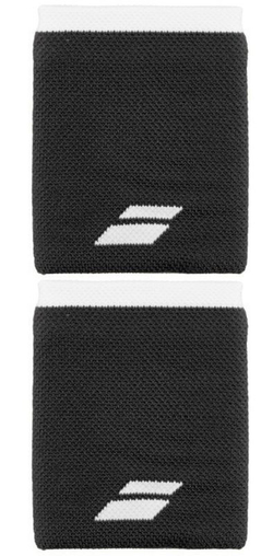 Теннисные напульсники Babolat Logo Jumbo Wristband - Black