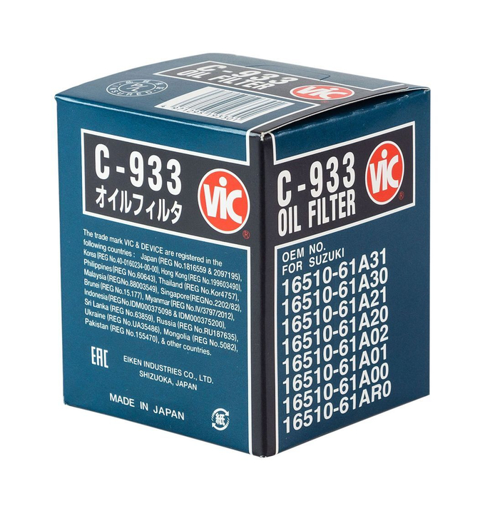 Фильтр масляный VIC C-933