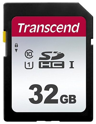 Карта памяти SD 32GB Class 10 U1 Transcend TS32GSDC300S