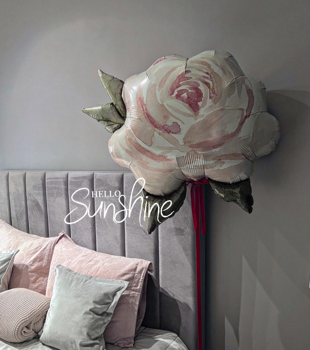 Набор шаров с розой №3