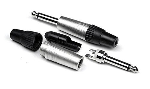 INVOTONE J170 - Коннектор джек моно, кабельный, 6.3 mm, корпус металл/пластик
