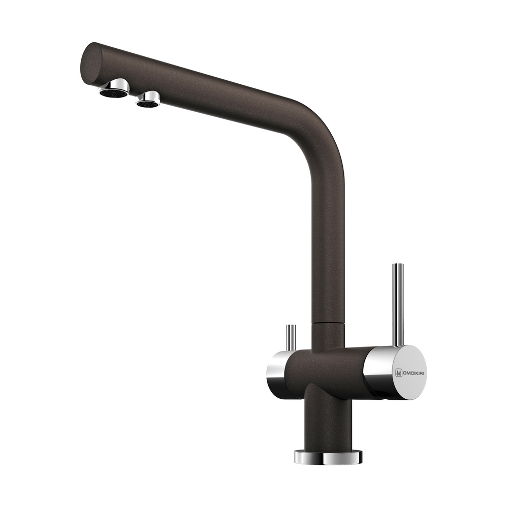 Смеситель для кухни Omoikiri Nagano-DC Темный шоколад