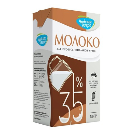 Молоко 3,5% Чудское Озеро 1л