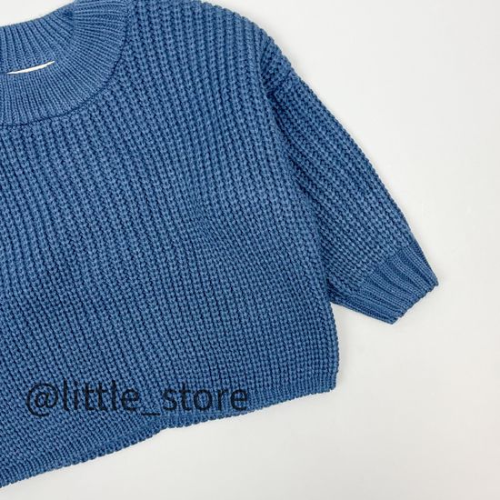 Джемпер вязаный, Синий
