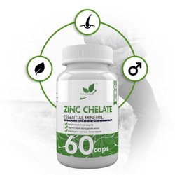 Хелат цинка (Zinc chelate) 60 капс. (Naturalsupp)