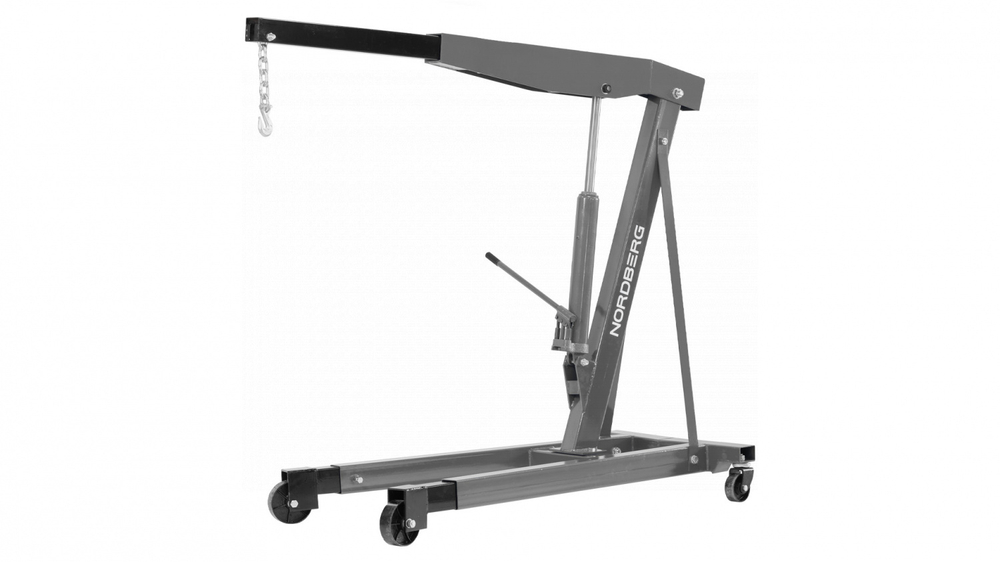 NORDBERG (N3730G) Кран гидравлический усиленный 3 т, с 2х сторонним нагнетанием, серый