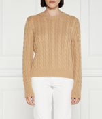 Хлопковый свитер Marc Cain - коричневый(XC 41.05 M06)