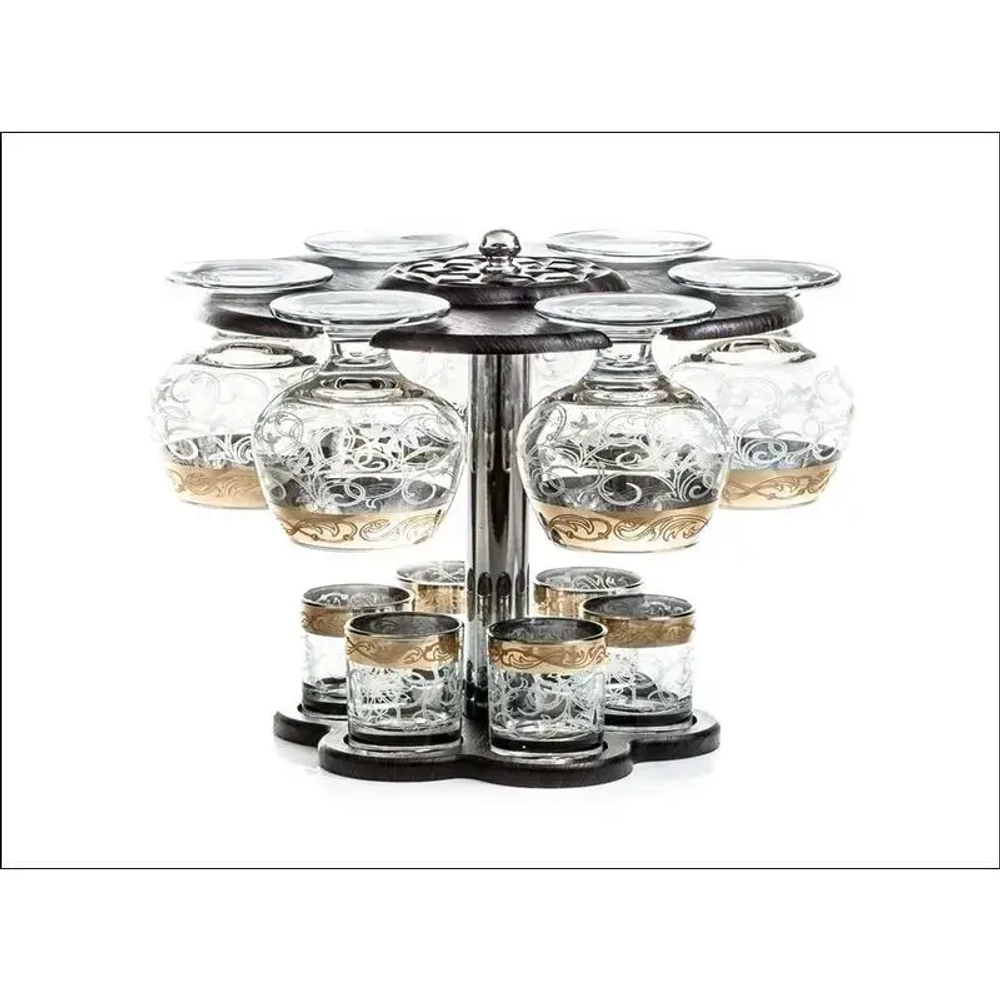 Бар Барокко (Барная стойка + 6 бренди + 6 стопок)