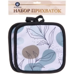 Прихватка в наборе «HERBAL», росток, 17*17 см, 2 шт