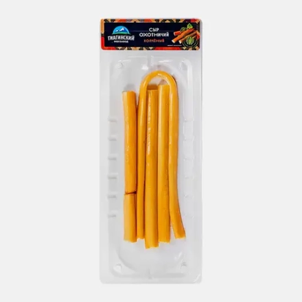 Сыр Гиагинский МЗ Охотничий копченый 40% 80г