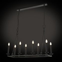 Citilux Маркиз CL471245 Люстра замковая подвесная Чёрная