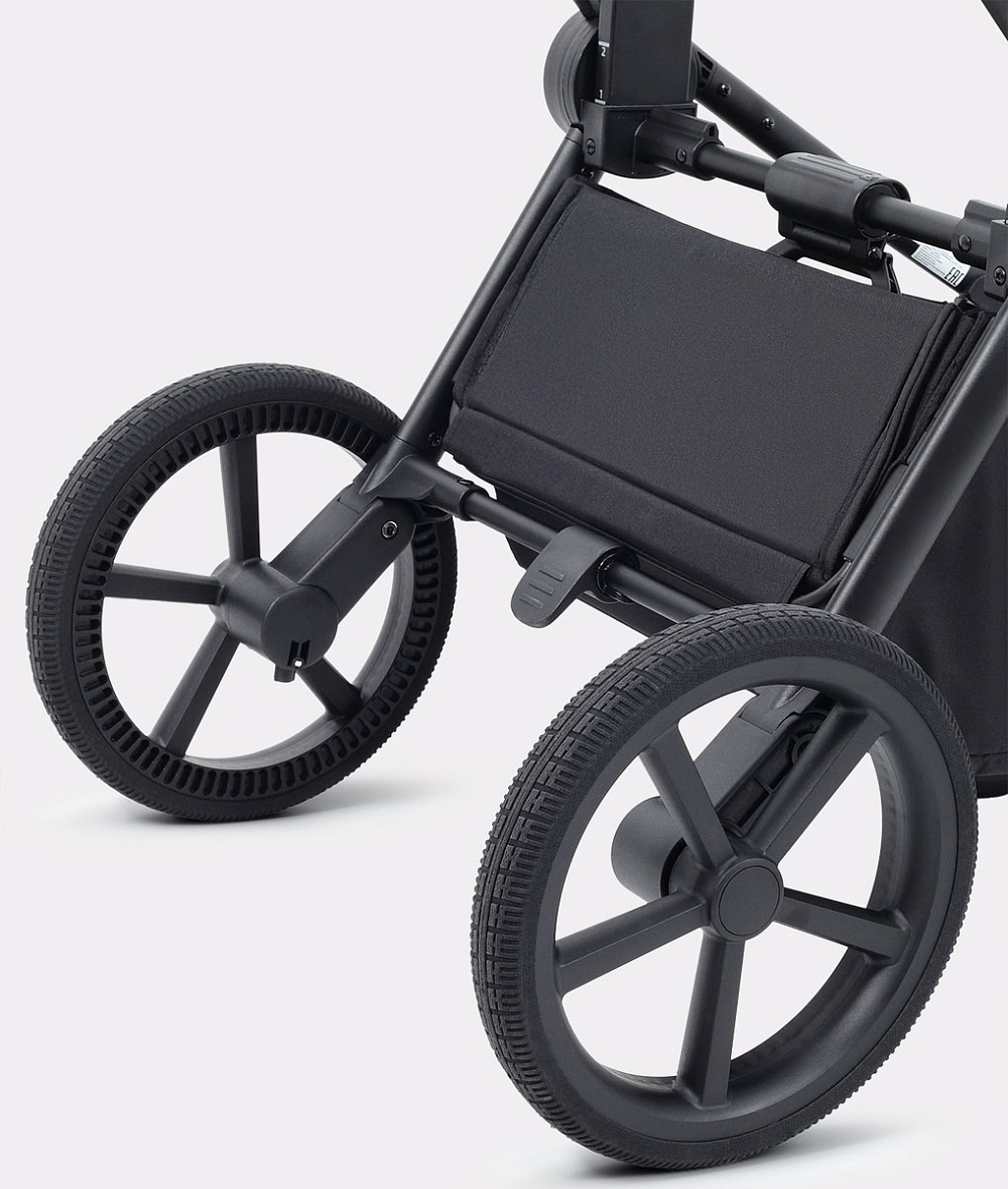 Детская коляска Rant Flex Therm Soft 3 в 1 с автокреслом Miro Black Midnight Black