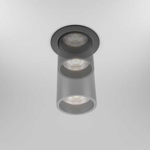 Встраиваемый светодиодный спот Maytoni Technical Focus Led DL125-L12-4K-B