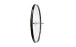 Колесо заднее 27.5" TRIX, профиль алюминиевый, двойной, 36H, фрезерованный, 584х19,4/25х21,4мм, A/V, анодированный, черный, втулка стальная, V-br, под трещотку, гайки, серебристая, спица серебристая