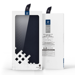 Чехол синего цвета из искусственной кожи от Dux Ducis для смартфона Samsung Z Fold SE (W25), серия Bril Series Case