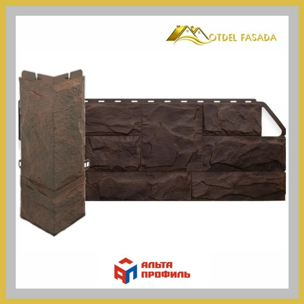 Угол наружный Альта-Профиль Гранит Альпийский 470мм