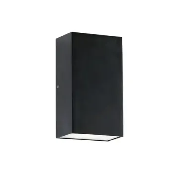 Настенный уличный светильник 3W 3000K 2681-2W черный Lenis Favourite