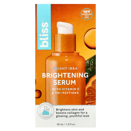Bliss, Bright Idea, осветляющая сыворотка с витамином C и трипептидами, 30 мл (1 жидк. Унция)